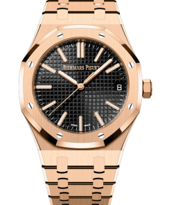 Audemars Piguet ROYAL OAK Pink Gold Black Dial 41mm