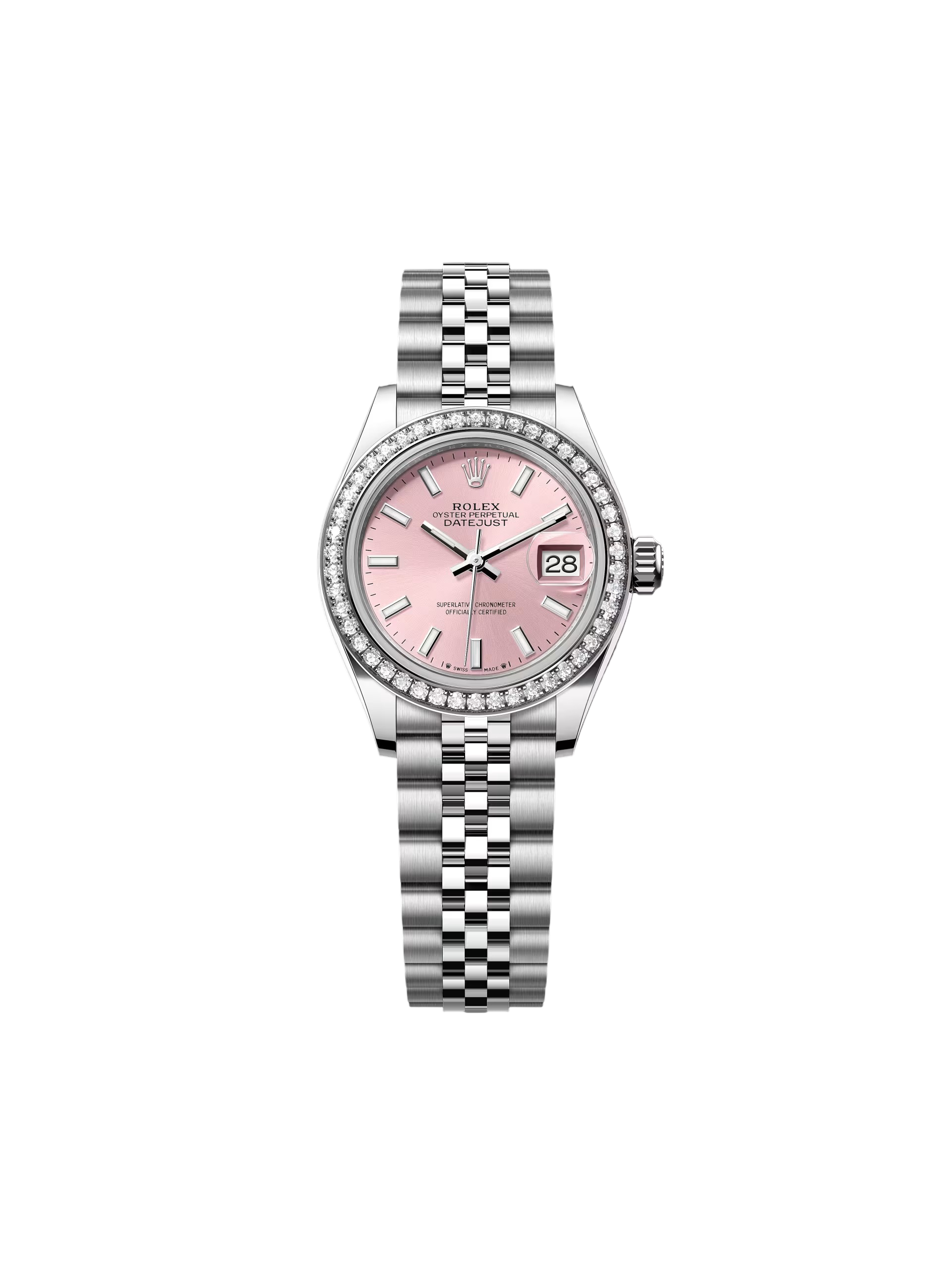 Rolex Lady-Datejust 28mm 279384RBR Pink Dial Oyster Bracelet - Image 2