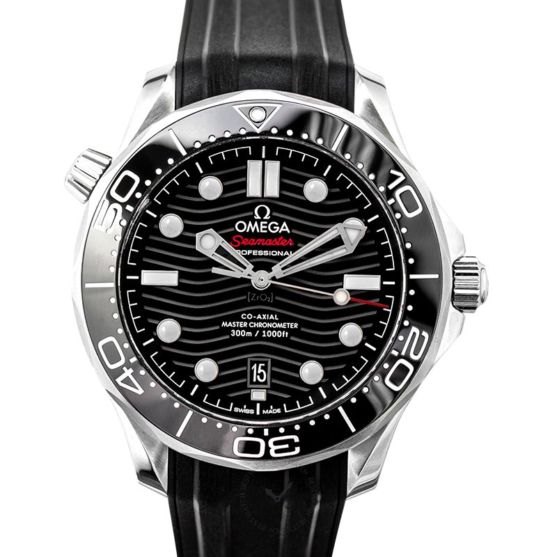 Omega Seamaster Diver 300M 42mm Black Dial Stainless Steel Strap 210.32.42.20.01.001 - Image 2