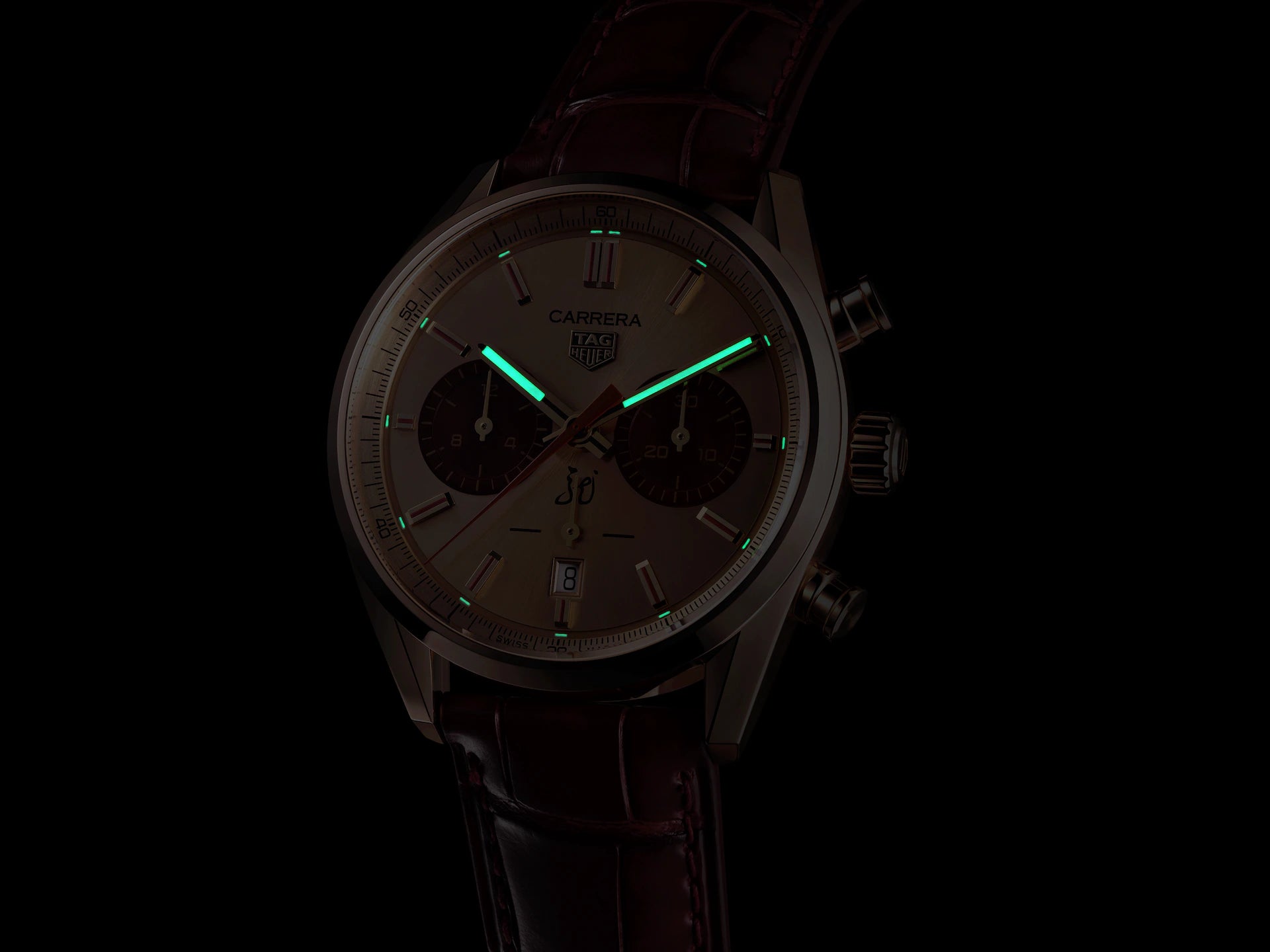 TAG Heuer Carrera Chronograph Automatic 42 mm Gold 5N CBN2048.FC8323 - Image 4