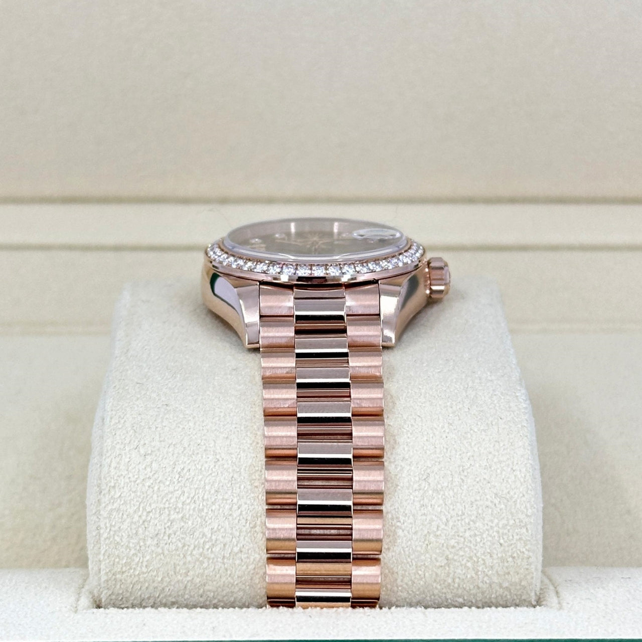 Rolex Lady-Datejust 28mm 279135RBR Chocolate Diamond Dial Jubilee Bracelet - Image 5