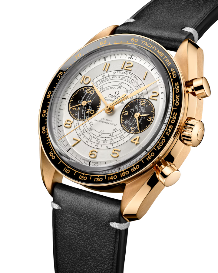 Omega Speedmaster Chronoscope Silver Dial 43mm Moonshine�?18k Rose Gold Strap 522.62.43.51.02.001 - Image 2