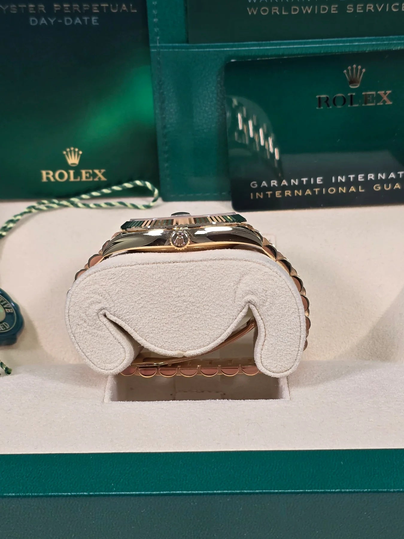 Rolex Day-Date President 40mm Yellow Gold Silver Index Dial - 228238 - Image 10