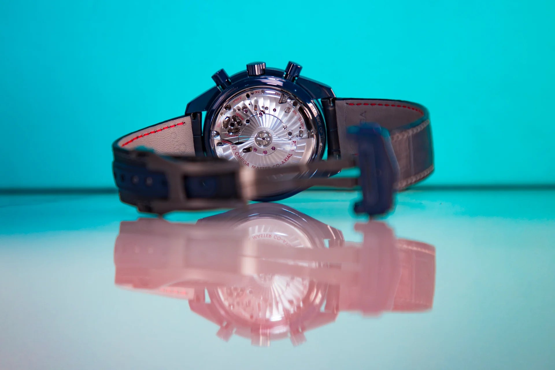 Omega Speedmaster Moonphase Blue Dial 44.25mm Blue ceramic Strap 304.93.44.52.03.001 - Image 11