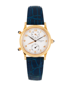 PATEK PHILIPPE Travel Time Ladies Rose Gold White Dial Reference Number 4864R-001