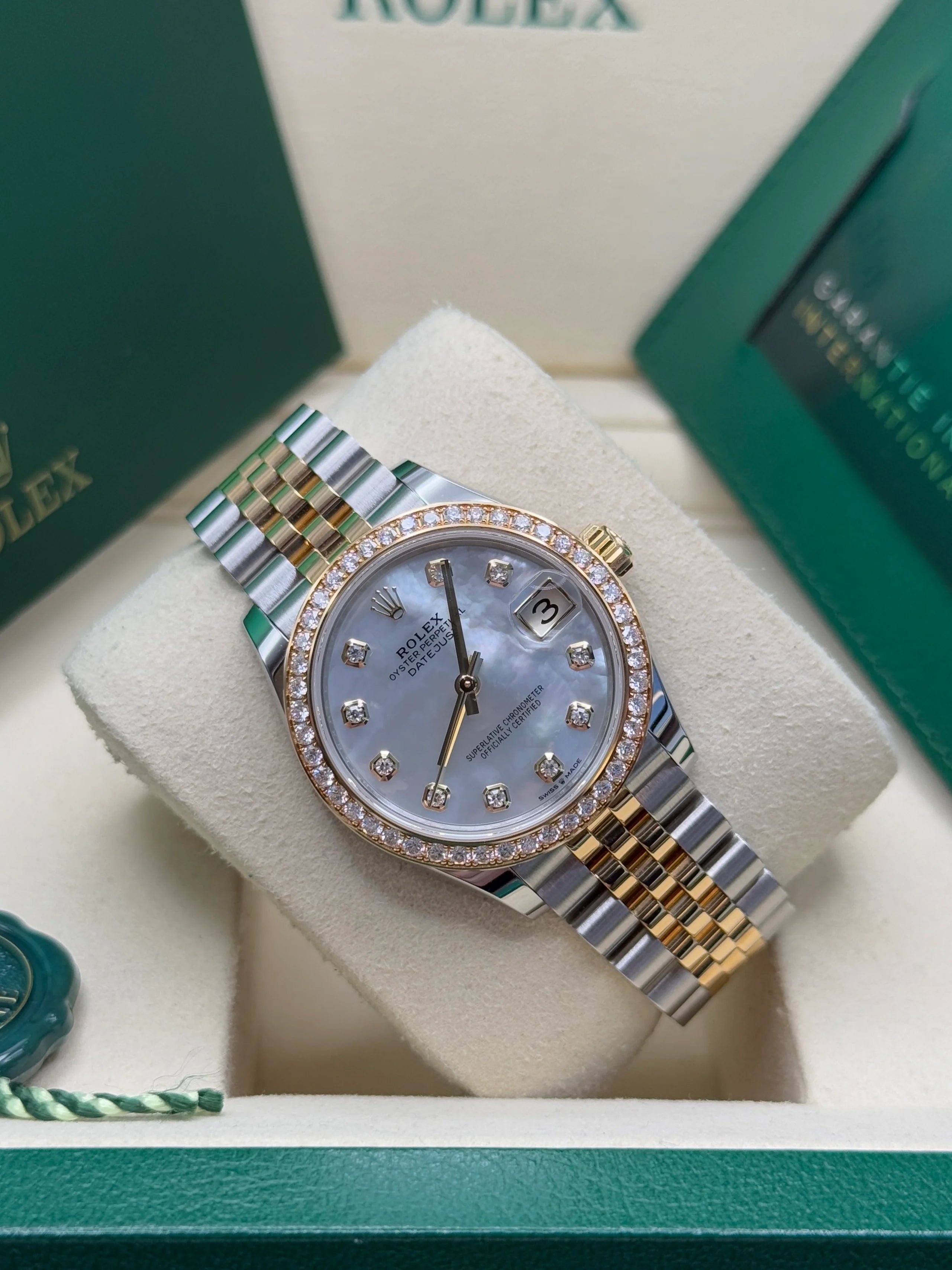 Rolex Datejust m278383-0027/0028 31mm Mother of Pearl Dial Oyster Bracelet - Image 6