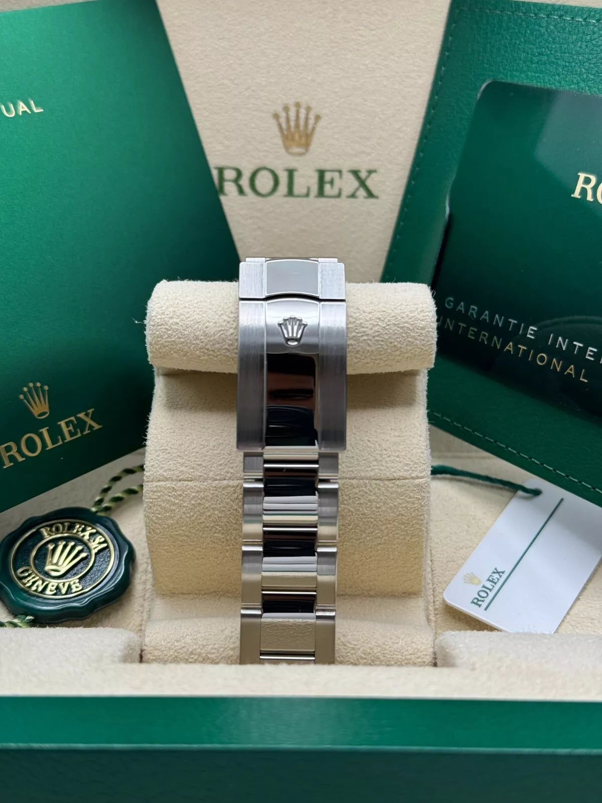 Rolex Datejust 41mm 126334 White Roman Oyster Stainless Steel Mens Watch - Image 3