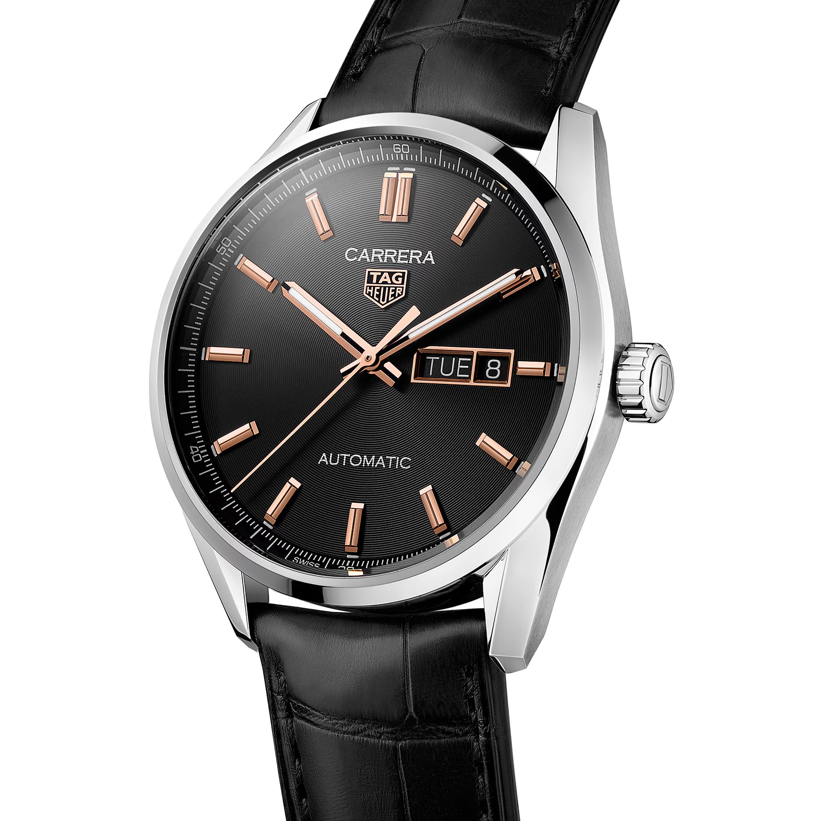 TAG Heuer Carrera Day-Date Automatic Mens 41mm Watch WBN2013.FC6503 - Image 5
