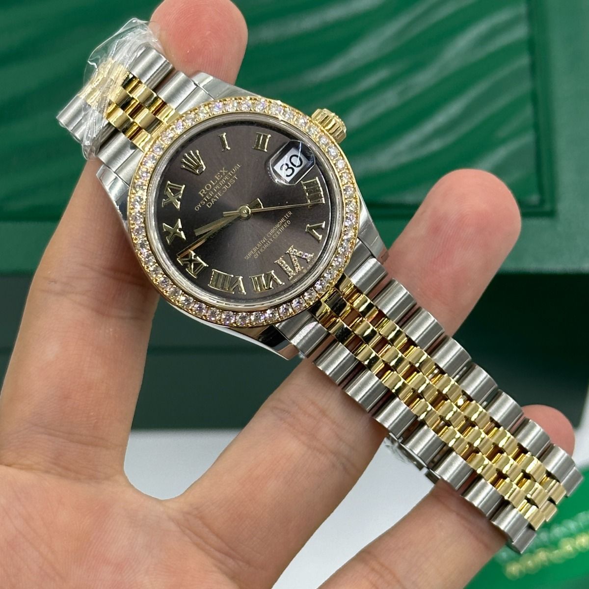 Rolex Datejust m278383RBR-0017/0018 31mm Dark Grey Dial Oyster Bracelet - Image 10