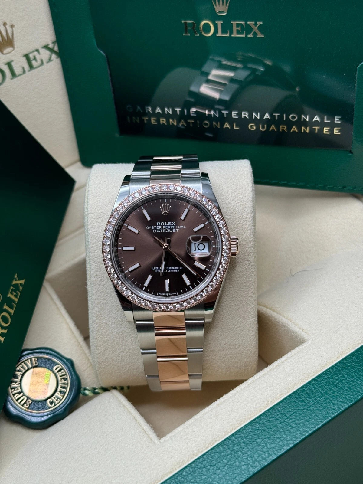 Rolex Datejust 36mm 126281 Chocolate Dial Oyster Bracelet - Image 10