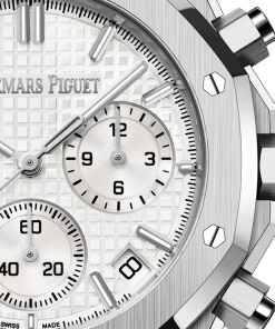 Alternative view of Audemars Piguet ROYAL OAK Silver-Toned Dial CHRONOGRAPH 41mm