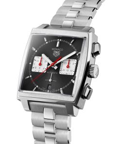 Alternative view of TAG Heuer Monaco Calibre Heuer 02 39mm Mens Watch CBL2113.BA0644