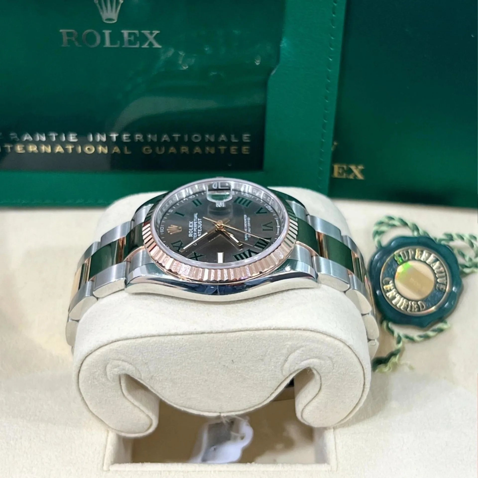 Rolex Datejust 36mm 126231 Slate Dial Oyster Bracelet Watch - Image 2