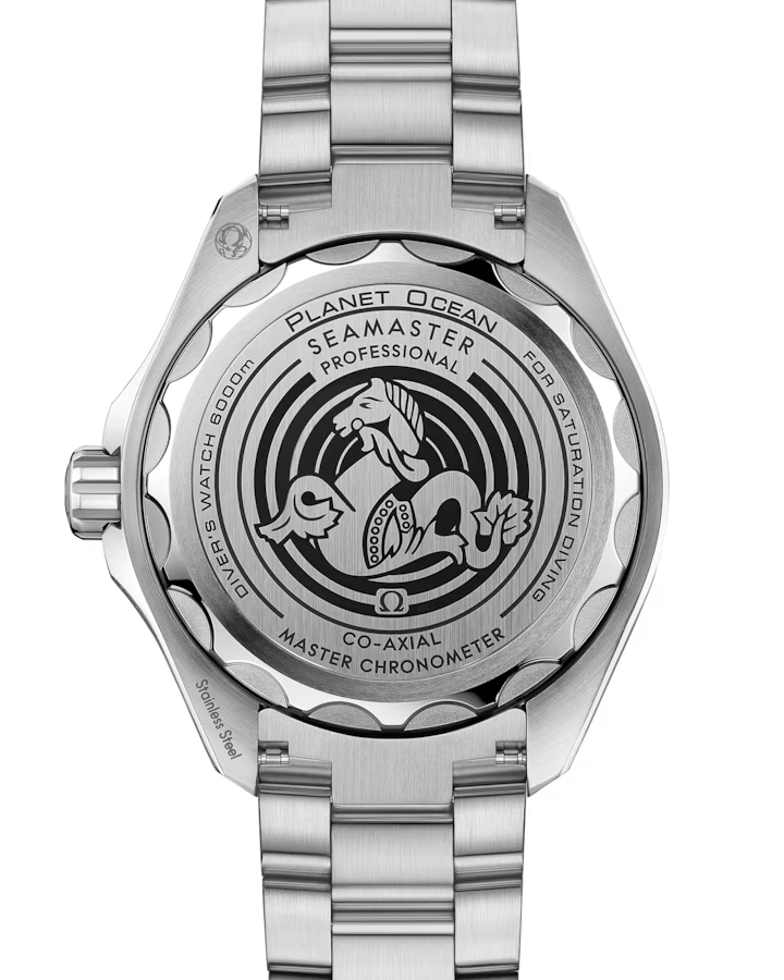 Omega Seamaster Planet Ocean 6000M 45.5mm White Dial O‑MEGASTEEL Bracelet 215.30.46.21.04.001 - Image 4