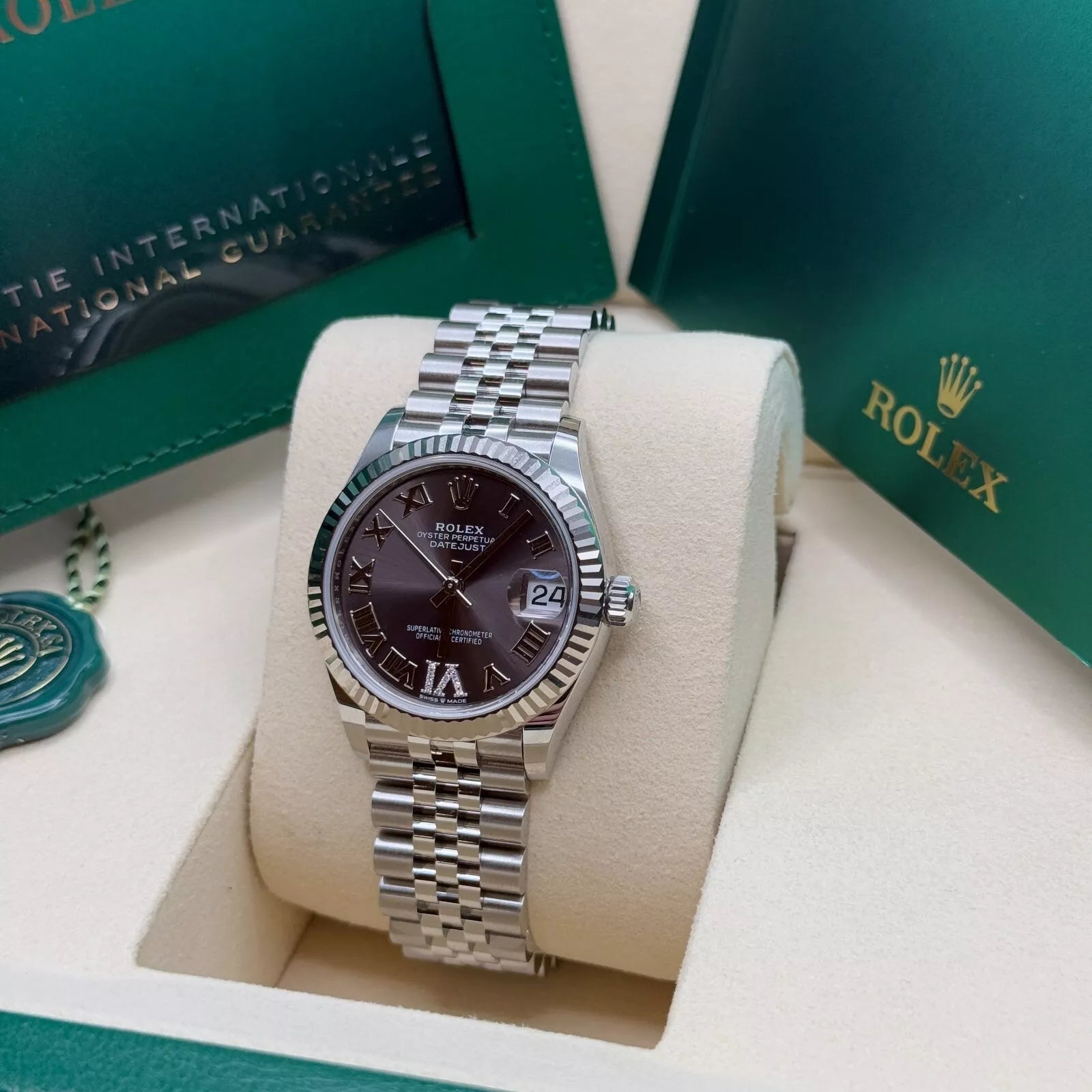 Rolex Datejust m278274-0027/0028 Dark Grey 31mm Dial Oyster Watch - Image 5