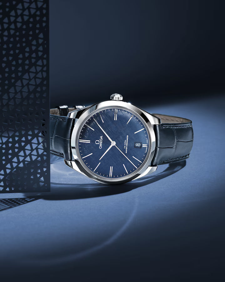 Omega De Ville Trésor 40mm Blue Dial Stainless Steel Strap 435.13.40.21.03.001 - Image 5