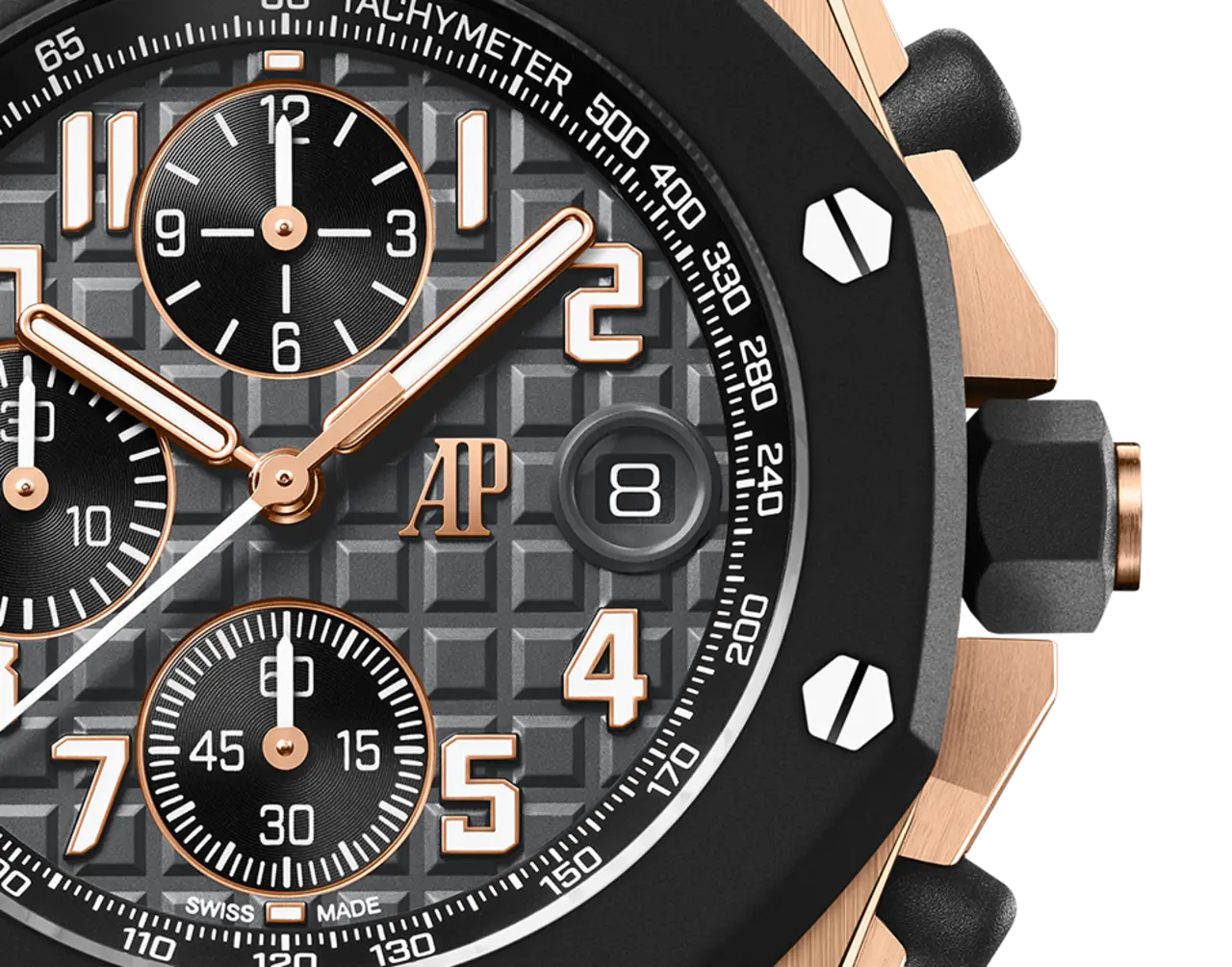 Audemars Piguet OFFSHORE Pink Gold Anthracite Grey Dial CHRONOGRAPH 42mm 26238OK.OO.A002CA.01 - Image 3
