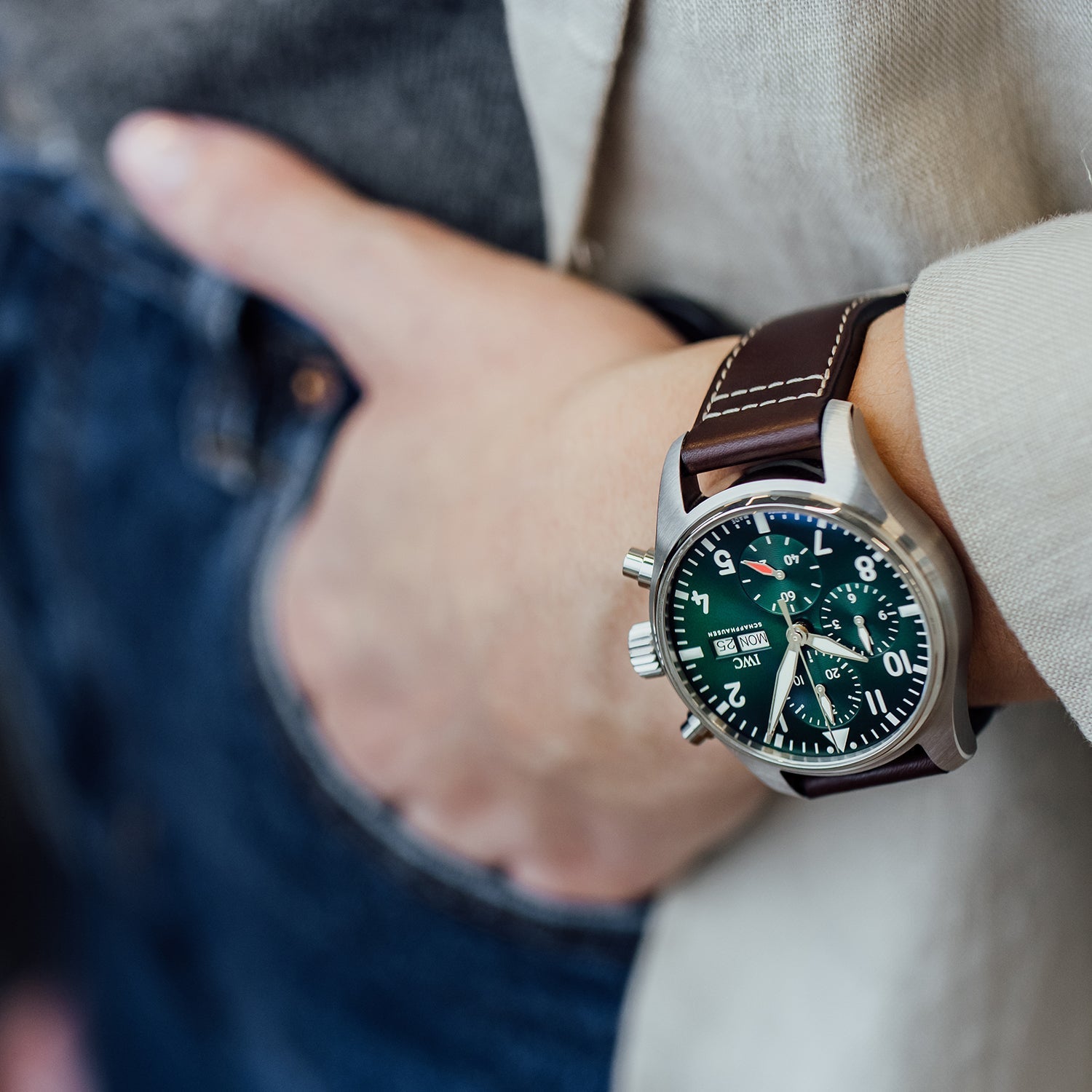 【Top replica】IWC-Pilot’s Watch Chronograph 41 (IW388103) - Image 3