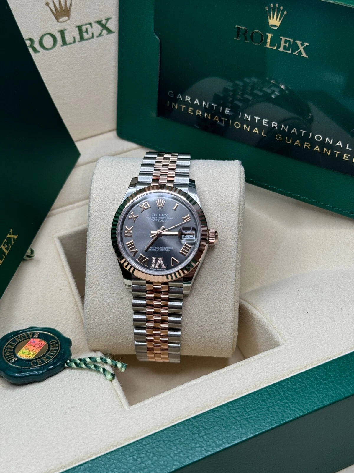 Rolex Datejust m278271-0029/0030 Slate 31mm Dial Oyster Bracelet Watch - Image 16