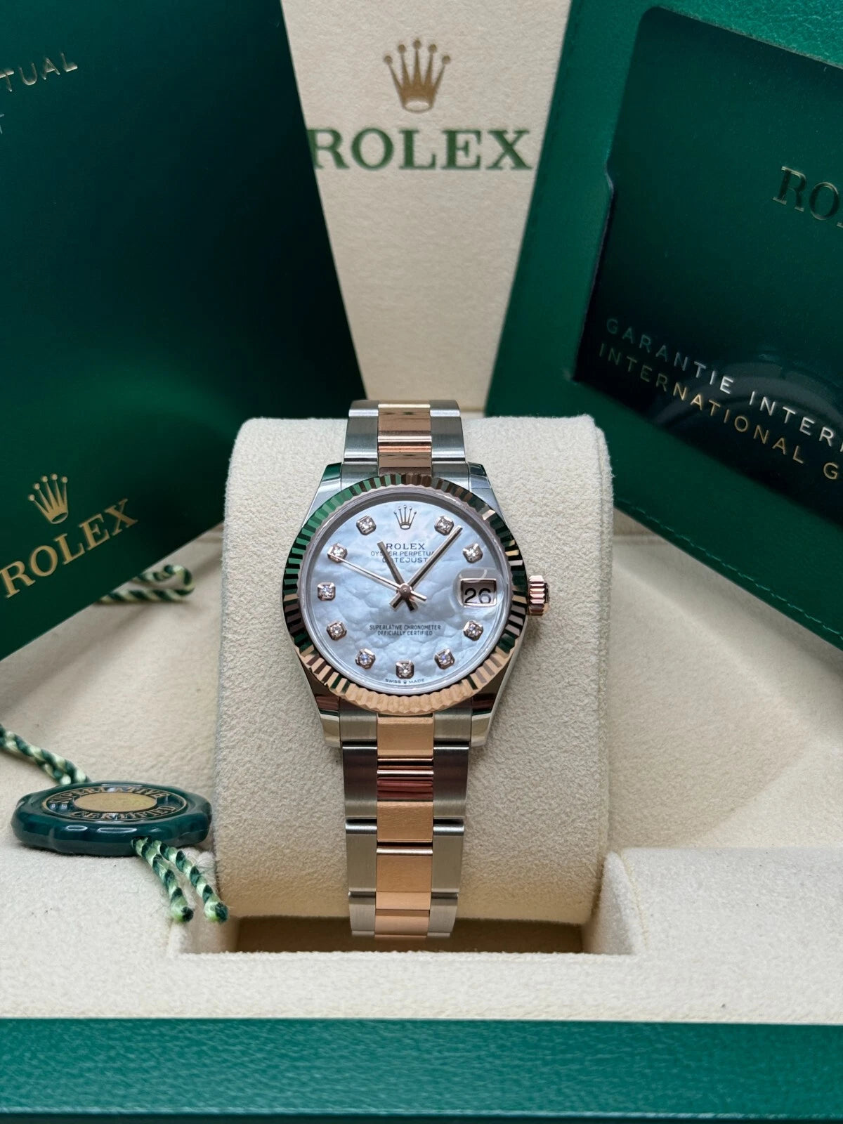 Rolex Datejust m278271-0025/0026 White Mother-of-Pearl 31mm Dial Oyster Bracelet Watch - Image 2