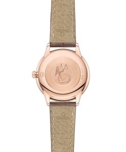 Alternative view of Omega De Ville Prestige 27.5 mm White Dial with Diamonds  Sedna 18k Rose Gold Strap 434.53.28.60.55.001