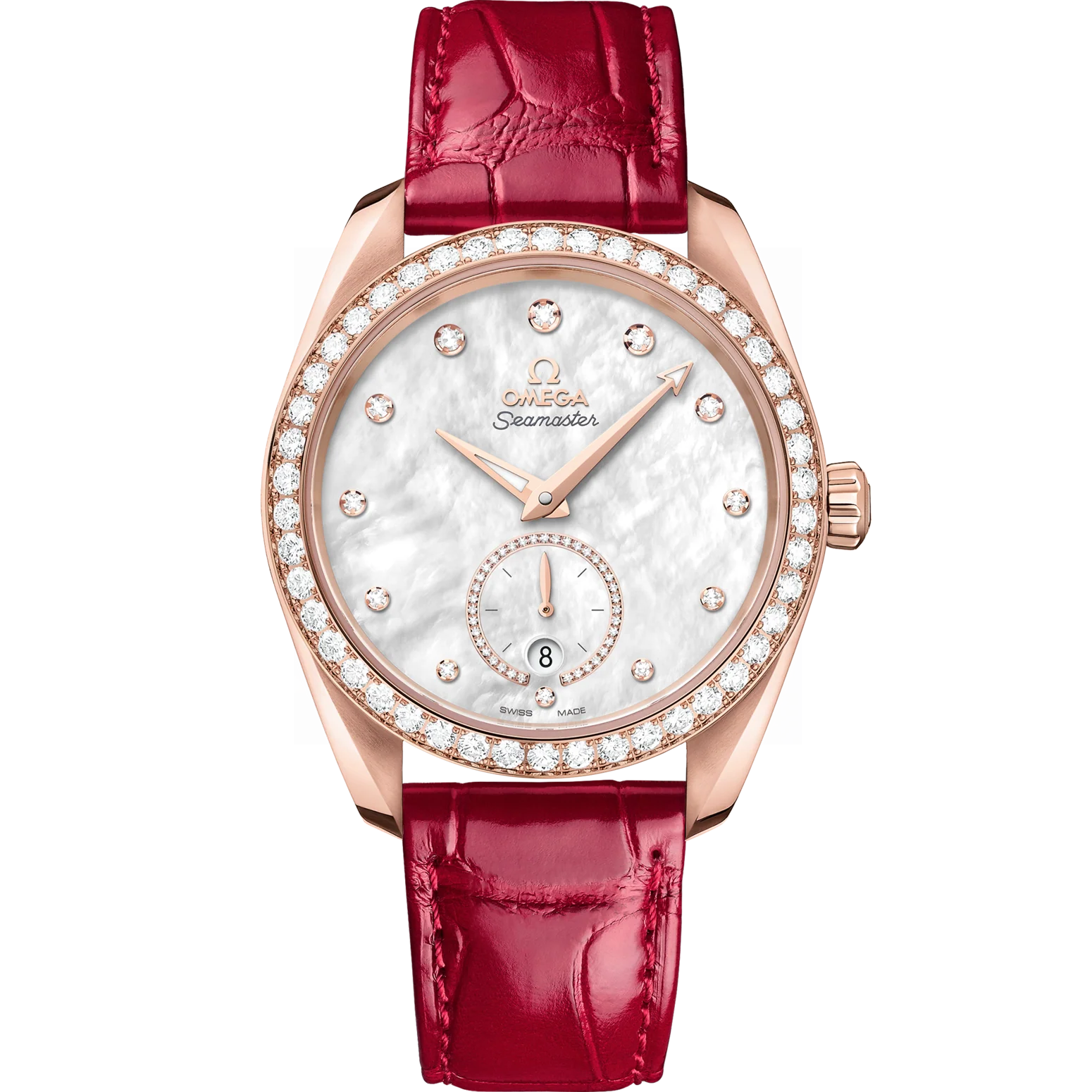 Omega Seamaster Aqua Terra 150M 38 mm White Dial Sedna�?18k Rose Gold Strap 220.58.38.20.55.002