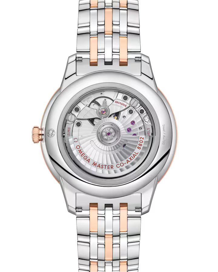 Omega De Ville Prestige 41mm Silver Dial Stainless Steel and Sedna�?18k Rose Gold Bracelet 434.20.41.20.02.001 - Image 2