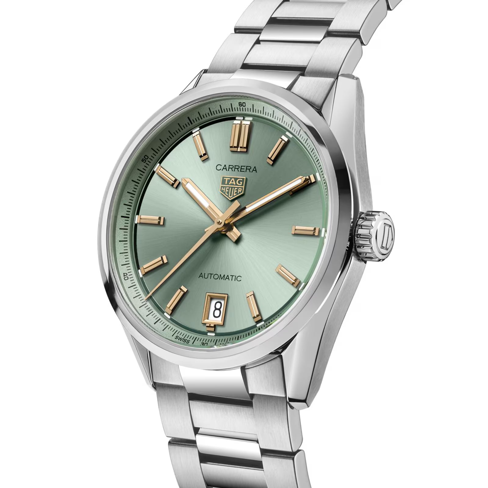 TAG Heuer Carrera Date 36mm Unisex Watch Green WBN2312.BA0001 - Image 6