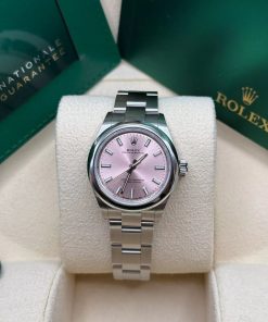 Alternative view of Rolex Oyster Perpetual 28mm 276200-0009 Pink Dial Oyster Stainless Steel Bracelet
