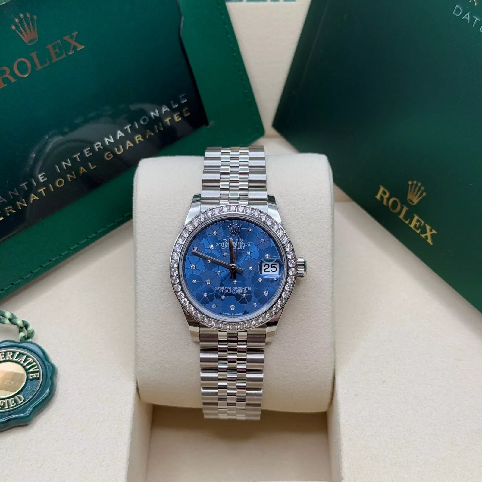 Rolex Datejust m278384RBR-0039/0040 Azzurro Blue 31mm Dial Oyster Watch - Image 12