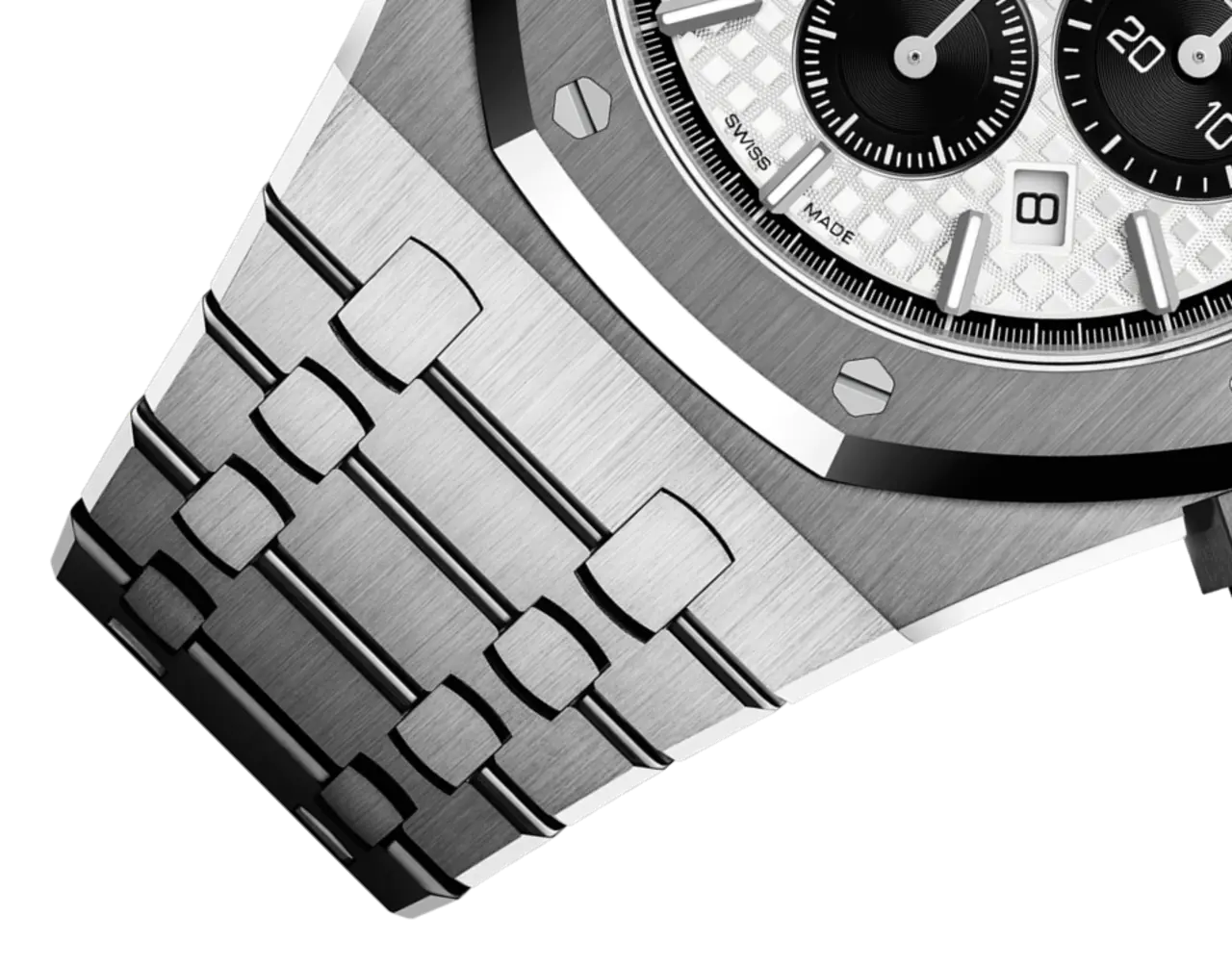 Audemars Piguet ROYAL OAK PANDA White Dial CHRONOGRAPH 41mm - Image 4