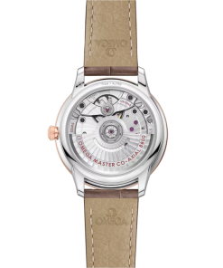 Alternative view of Omega De Ville Prestige 34 mm Silver Dial with Diamonds Stainless Steel and Sedna�?18k Rose Gold Strap 434.23.34.20.52.001