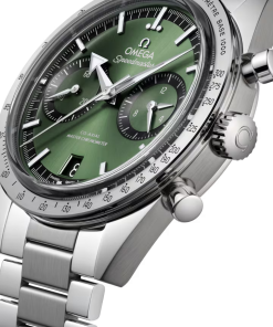 Alternative view of Omega Speedmaster '57 40.5mm Green Dial Stainless Steel Bracelet 332.10.41.51.10.001