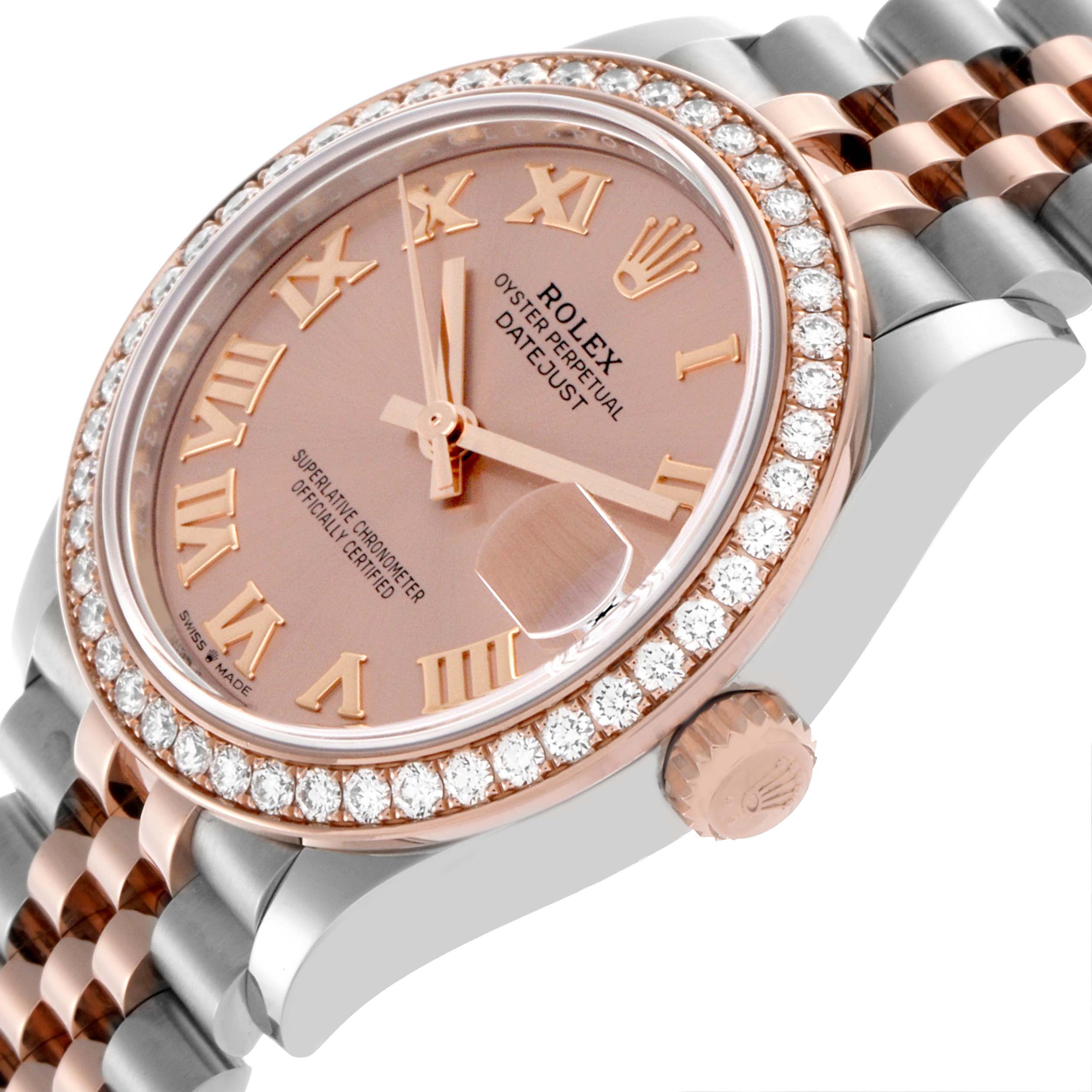 Rolex Datejust m278381-0001/0002 Rose Roman Dial Diamond-Set Bezel 31mm - Image 3