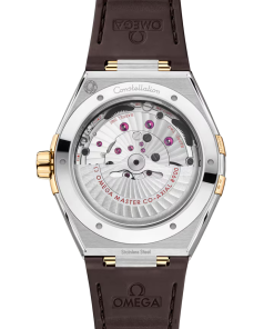 Alternative view of OMEGA Constellation 41mm, steel �?yellow gold on Leather strap 131.23.41.21.06.002