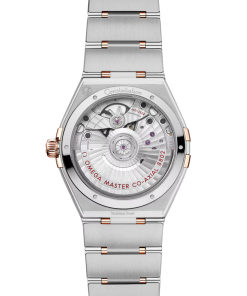 Alternative view of Omega Constellation 34mm White Dial with Diamonds Stainless Steel and Sedna�?18k Rose Gold Bracelet 131.25.34.20.55.001