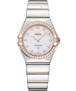 Omega Constellation Ladies' Selection 28mm steel �?Sedna�?gold on steel �?Sedna�?gold 131.25.28.60.55.003