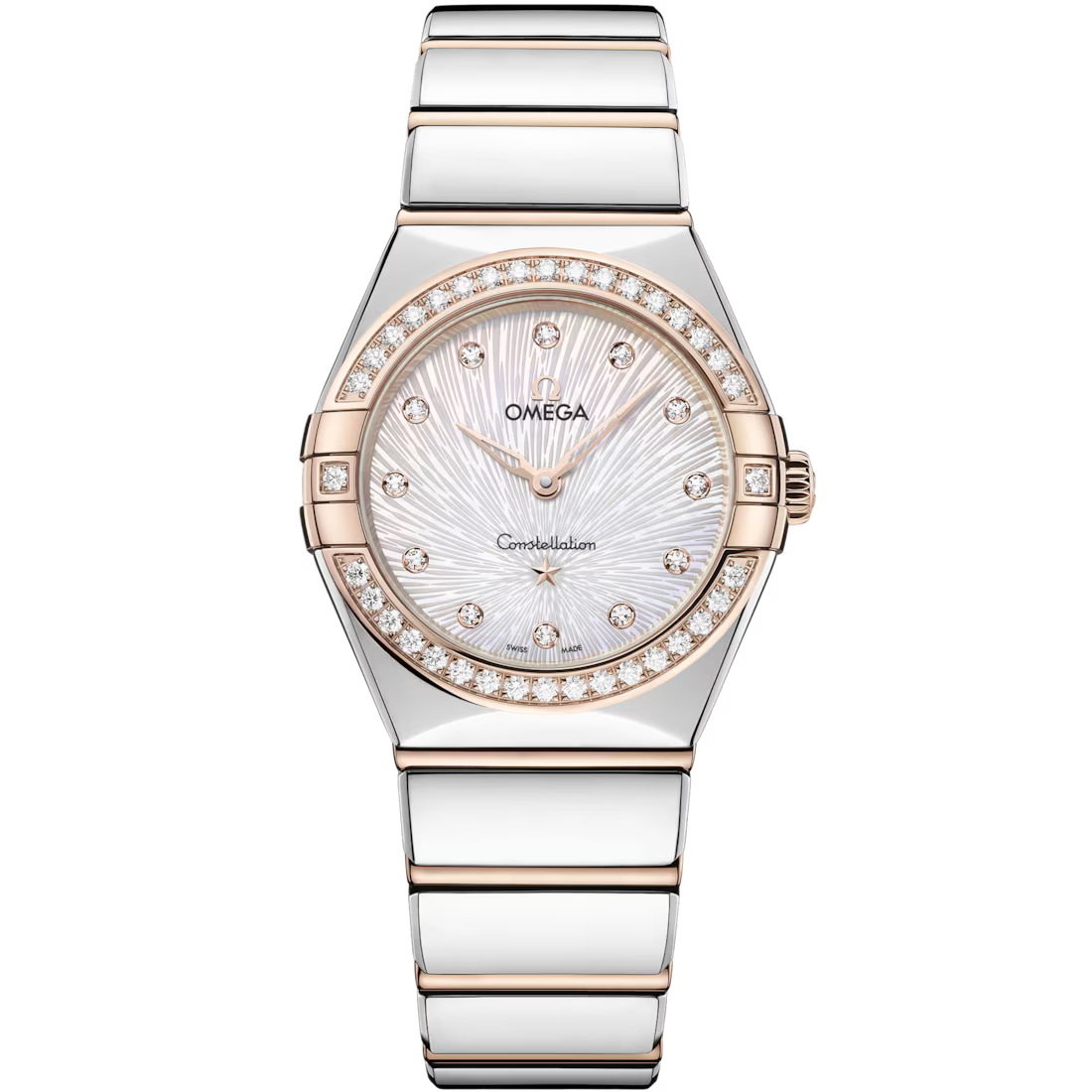 Omega Constellation Ladies' Selection 28mm steel �?Sedna�?gold on steel �?Sedna�?gold 131.25.28.60.55.003