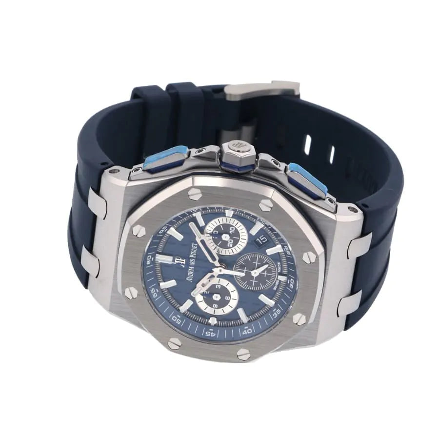 Audemars Piguet Royal Oak Offshore Titanium Blue 42MM Watch - Image 3