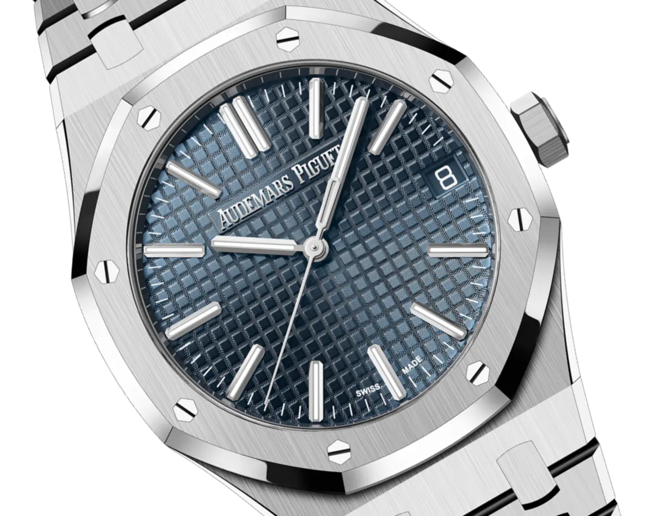 Audemars Piguet Royal Oak 41mm Stainless Steel Blue Dial 15500ST.OO.1220ST.01 - Image 3