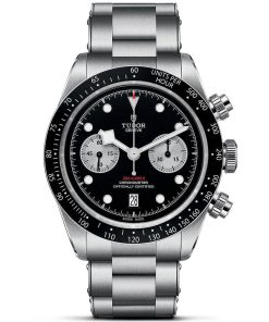 TUDOR Black Bay Chrono 41mm Black/Silver Dial Men's Automatic Bracelet Watch M79360N-0001