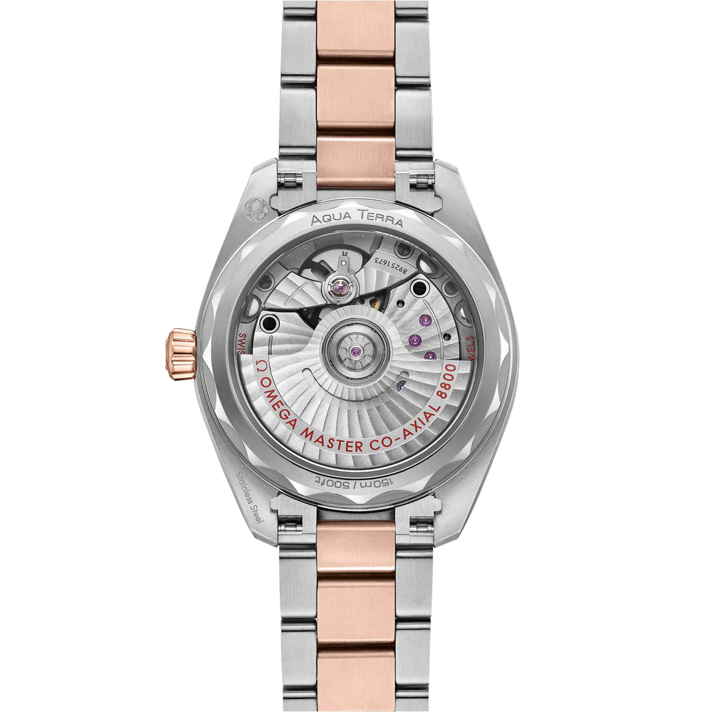 Omega Seamaster Aqua Terra 150M 34 mm Blue Dial Stainless Steel and Sedna�?18k Rose Gold Bracelet 220.20.34.20.03.001 - Image 2