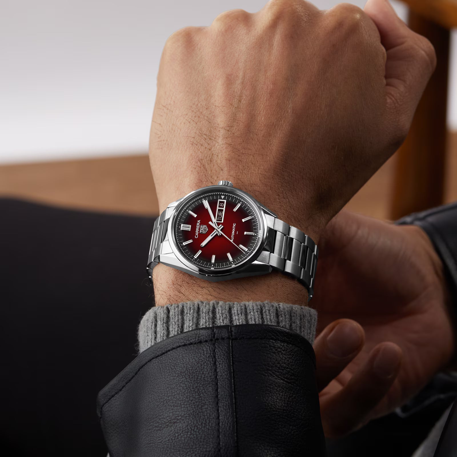 TAG Heuer Carrera Day-Date 41mm Mens Watch WDA2113.BA0043 - Image 7