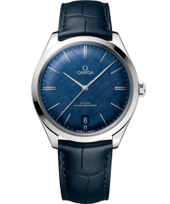 Omega De Ville Trésor 40mm Blue Dial Stainless Steel Strap 435.13.40.21.03.001