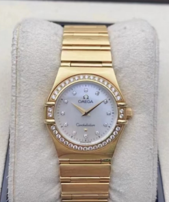 Alternative view of Omega Constellation Ladies' Selection 25mm yellow gold on yellow gold 131.55.25.60.55.002