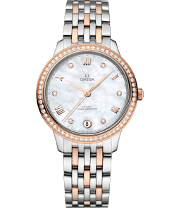 Omega De Ville Prestige, Stainless Steel and 18k Sedna�?Gold, 34mm 434.25.34.20.55.001