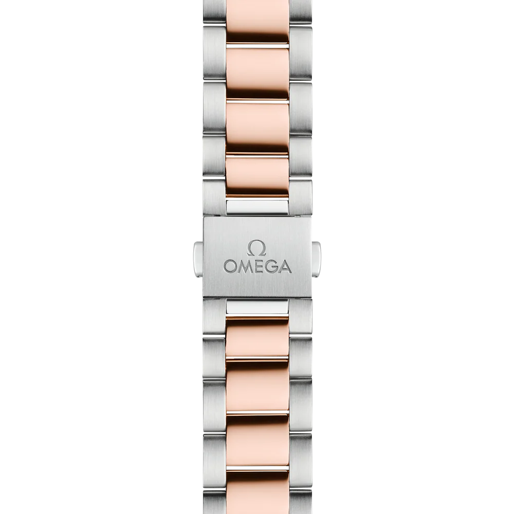 Omega Seamaster Aqua Terra 150M 34 mm White Dial with Diamonds Stainless Steel and Sedna�?18k Rose Gold Bracelet 220.25.34.20.55.001 - Image 2