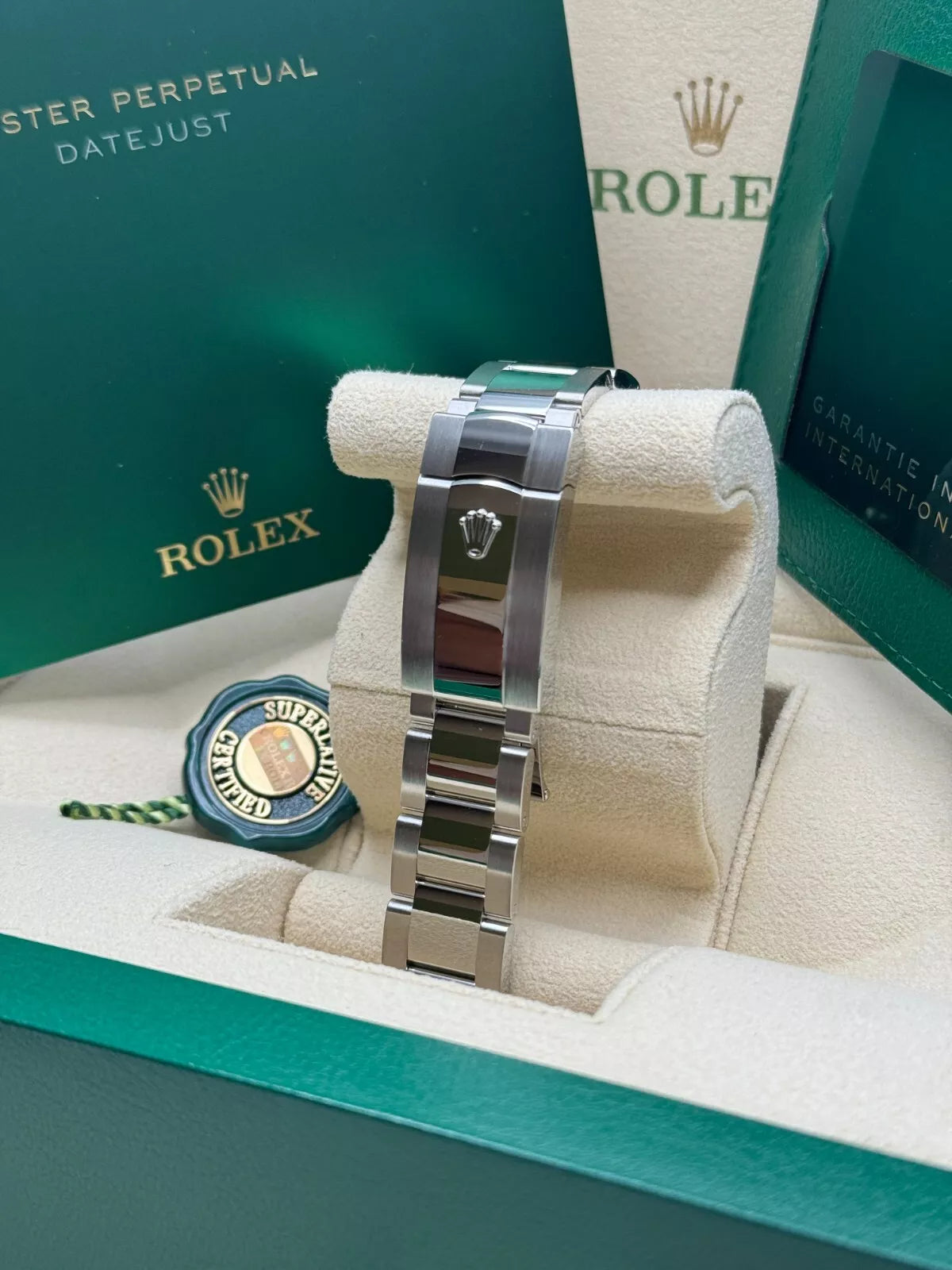 Rolex Datejust 41mm 126334 Black Diamond Oyster Stainless Steel Mens Watch - Image 6