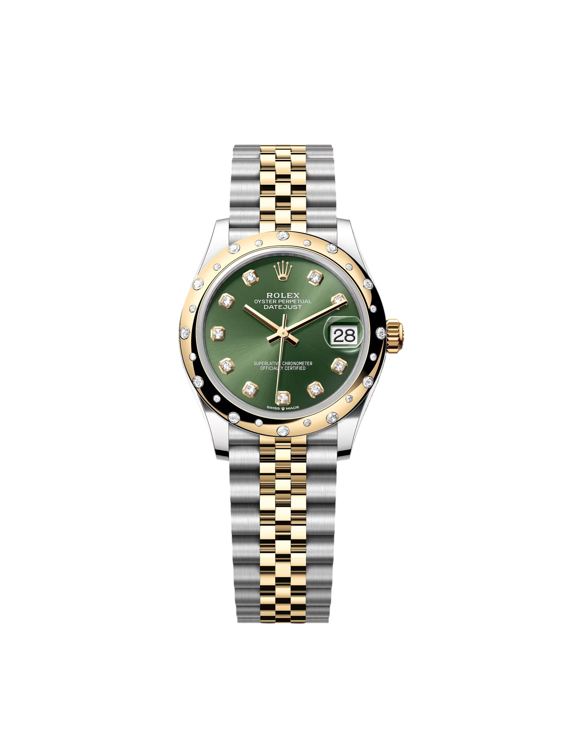 Rolex Datejust 31mm 278343RBR Olive Green Dial Yellow Rolesor Oyster Watch - Image 3