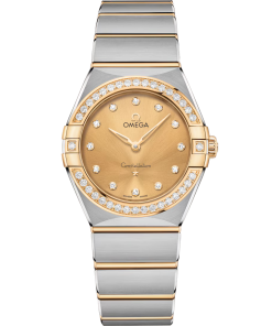 Omega Constellation Ladies' Selection 28mm steel �?yellow gold on steel �?yellow gold 131.25.28.60.58.001